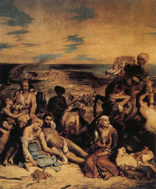 The Massacre of Chios, Eugene Delacroix